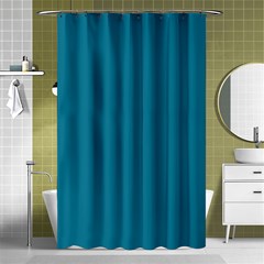 Mosaic Blue Pantone Solid Color Shower Curtain 48  X 72  (small)  by FlagGallery