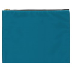 Mosaic Blue Pantone Solid Color Cosmetic Bag (xxxl) by FlagGallery