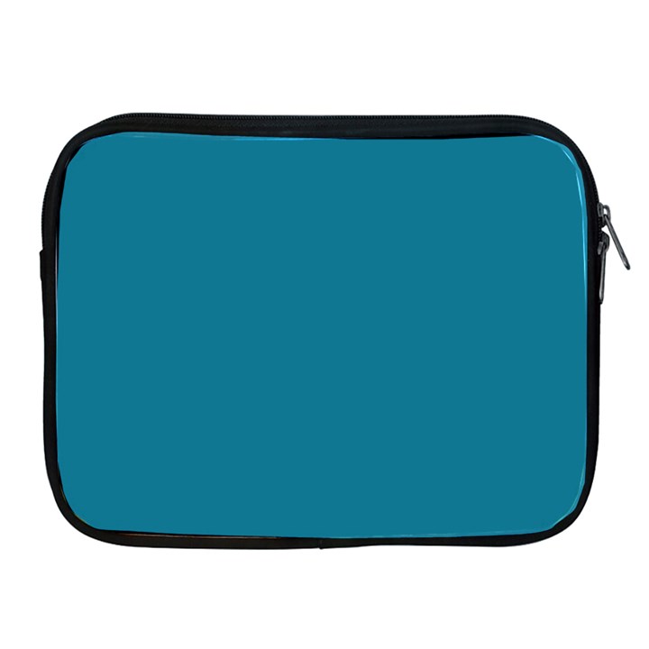 Mosaic Blue Pantone Solid Color Apple iPad 2/3/4 Zipper Cases