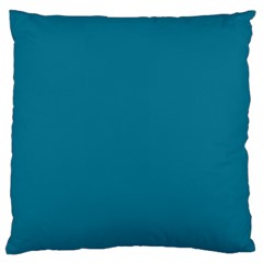 Mosaic Blue Pantone Solid Color Standard Flano Cushion Case (two Sides) by FlagGallery