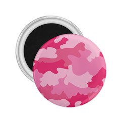 Camo Pink 2 25  Magnets by MooMoosMumma