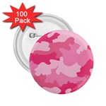 Camo Pink 2.25  Buttons (100 pack)  Front