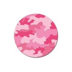 Camo Pink Magnet 3  (round) by MooMoosMumma