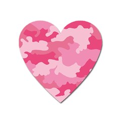 Camo Pink Heart Magnet