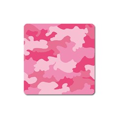 Camo Pink Square Magnet by MooMoosMumma