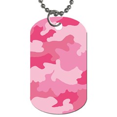 Camo Pink Dog Tag (one Side)