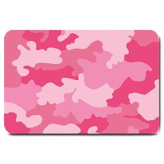 Camo Pink Large Doormat  by MooMoosMumma