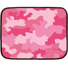 Camo Pink Double Sided Fleece Blanket (mini)  by MooMoosMumma