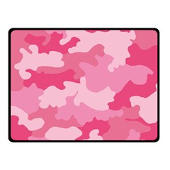 Camo Pink Double Sided Fleece Blanket (small)  by MooMoosMumma