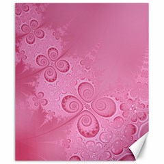 Pink Intricate Swirls Pattern Canvas 20  X 24  by SpinnyChairDesigns