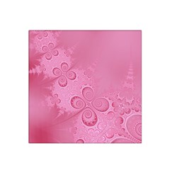 Pink Intricate Swirls Pattern Satin Bandana Scarf by SpinnyChairDesigns