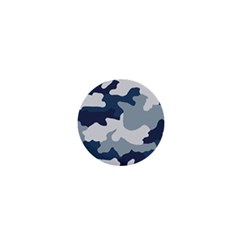 Camo Blue 1  Mini Magnets by MooMoosMumma