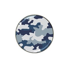 Camo Blue Hat Clip Ball Marker by MooMoosMumma