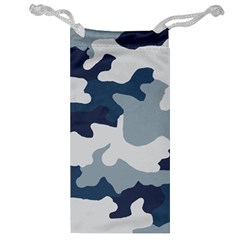 Camo Blue Jewelry Bag by MooMoosMumma