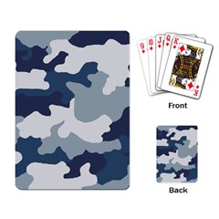 Camo Blue Playing Cards Single Design (rectangle) by MooMoosMumma