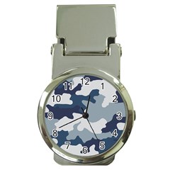 Camo Blue Money Clip Watches by MooMoosMumma