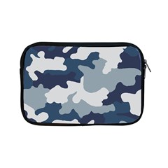 Camo Blue Apple Ipad Mini Zipper Cases by MooMoosMumma