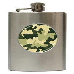 Camo Green Hip Flask (6 Oz) by MooMoosMumma