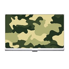 Camo Green Business Card Holder by MooMoosMumma