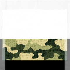 Camo Green Rectangular Jigsaw Puzzl by MooMoosMumma