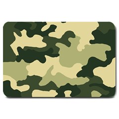 Camo Green Large Doormat  by MooMoosMumma