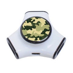 Camo Green 3-port Usb Hub by MooMoosMumma