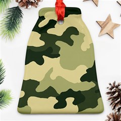 Camo Green Bell Ornament (two Sides) by MooMoosMumma