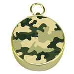 Camo Green Gold Compasses Front