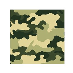 Camo Green Small Satin Scarf (square)