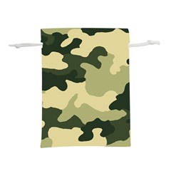 Camo Green Lightweight Drawstring Pouch (l)