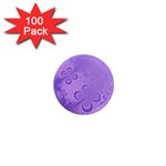 Purple Intricate Swirls Pattern 1  Mini Magnets (100 pack)  Front