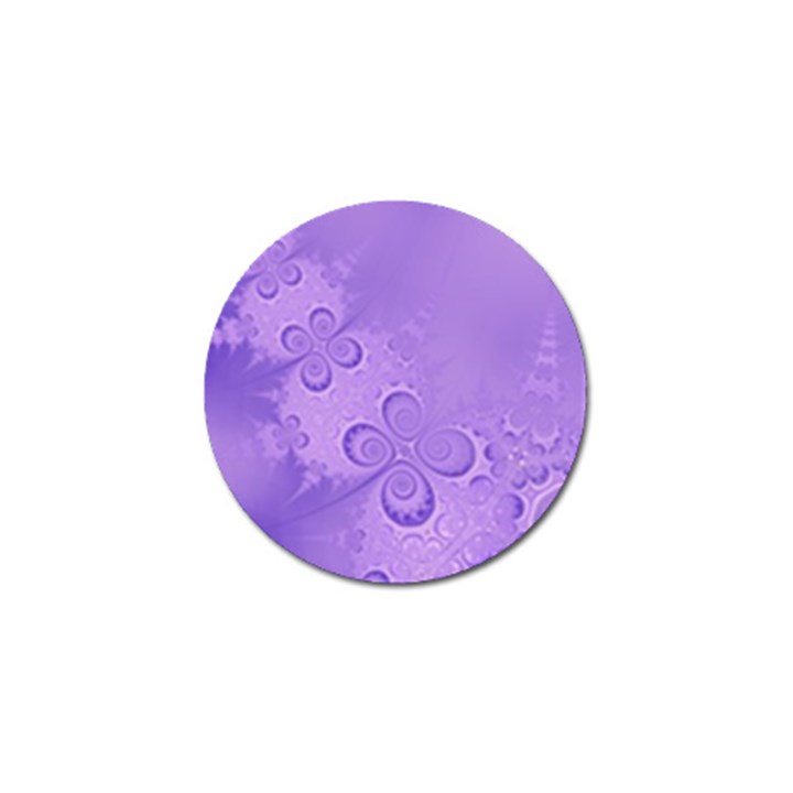 Purple Intricate Swirls Pattern Golf Ball Marker