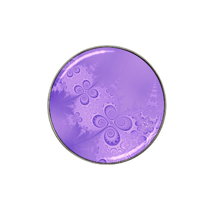 Purple Intricate Swirls Pattern Hat Clip Ball Marker (10 pack)