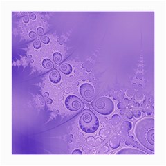 Purple Intricate Swirls Pattern Medium Glasses Cloth (2 Sides) by SpinnyChairDesigns