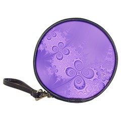 Purple Intricate Swirls Pattern Classic 20-cd Wallets by SpinnyChairDesigns