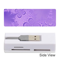 Purple Intricate Swirls Pattern Memory Card Reader (stick) by SpinnyChairDesigns