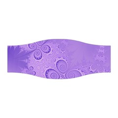 Purple Intricate Swirls Pattern Stretchable Headband by SpinnyChairDesigns