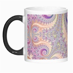 Pastel Pink Intricate Swirls Spirals  Morph Mugs by SpinnyChairDesigns