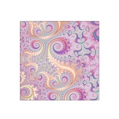 Pastel Pink Intricate Swirls Spirals  Satin Bandana Scarf by SpinnyChairDesigns