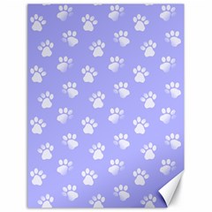 Animal Cat Dog Paw Prints Pattern Canvas 18  X 24  by SpinnyChairDesigns