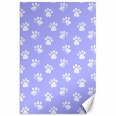 Animal Cat Dog Paw Prints Pattern Canvas 20  X 30  by SpinnyChairDesigns