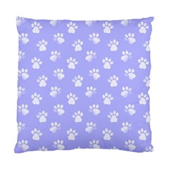 Animal Cat Dog Paw Prints Pattern Standard Cushion Case (one Side) by SpinnyChairDesigns