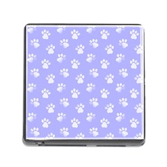 Animal Cat Dog Paw Prints Pattern Memory Card Reader (square 5 Slot) by SpinnyChairDesigns