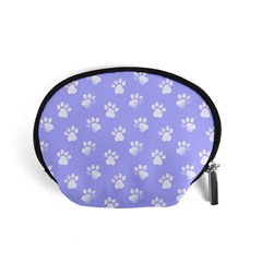 Animal Cat Dog Paw Prints Pattern Accessory Pouch (small) by SpinnyChairDesigns