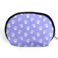 Animal Cat Dog Paw Prints Pattern Accessory Pouch (medium) by SpinnyChairDesigns