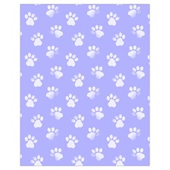 Animal Cat Dog Paw Prints Pattern Drawstring Bag (small) by SpinnyChairDesigns