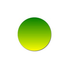 Avocado Ombre Green Yellow Gradient Golf Ball Marker (10 Pack) by SpinnyChairDesigns