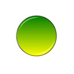 Avocado Ombre Green Yellow Gradient Hat Clip Ball Marker (4 Pack) by SpinnyChairDesigns