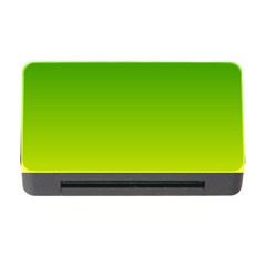 Avocado Ombre Green Yellow Gradient Memory Card Reader With Cf by SpinnyChairDesigns