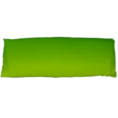 Avocado Ombre Green Yellow Gradient Body Pillow Case Dakimakura (two Sides) by SpinnyChairDesigns